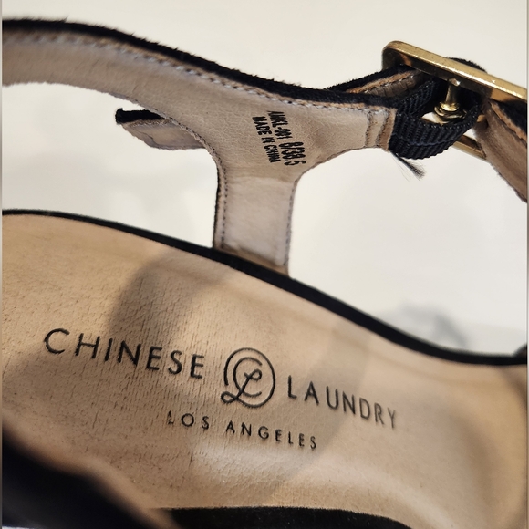 Chinese Laundry Black High Heel Sandals Size 8M - Picture 6 of 9